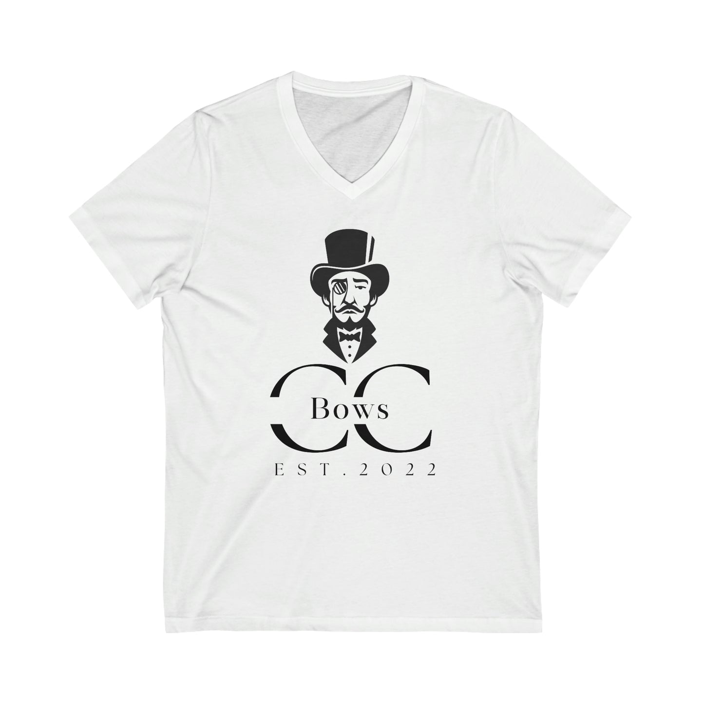 Unisex Jersey Short Sleeve V-Neck Tee