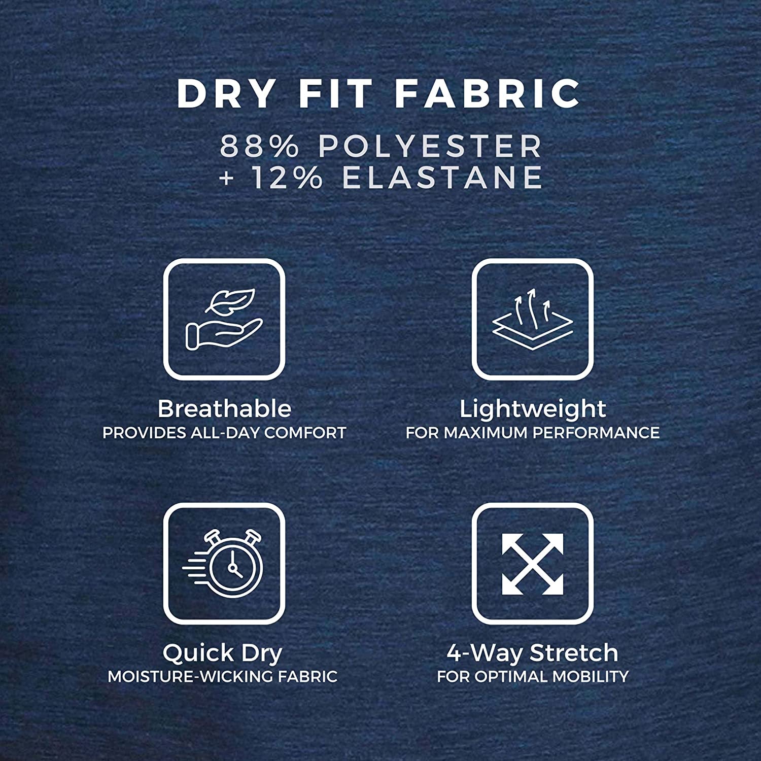 Men'S Dry Fit Long Sleeve Golf Shirt - Quick Dry Polo Shirts - UPF 30, Stretch Fabric