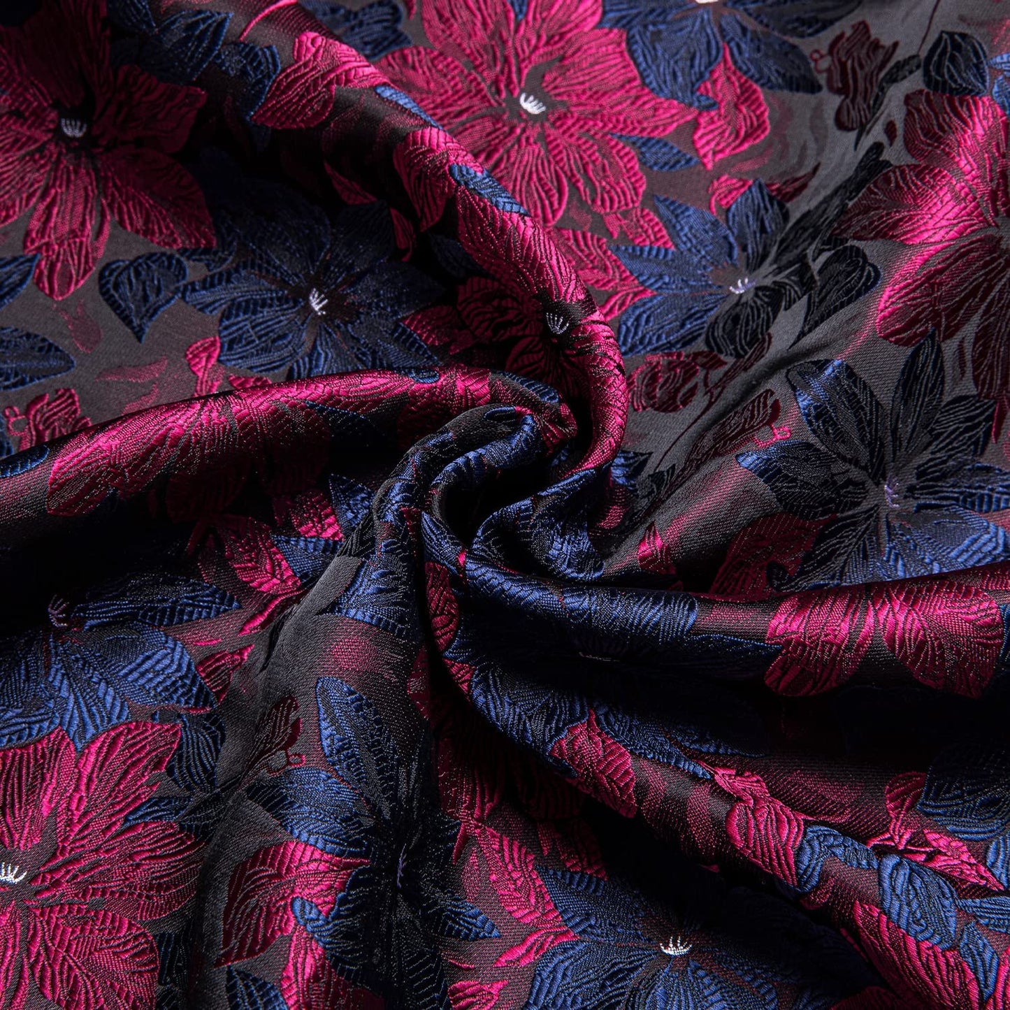 Mens Dress Shirt Floral Paisley Long Sleeve Shirts for Men Casual Button down Shirts Wedding Formal Suit