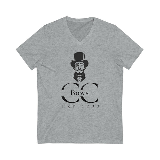Unisex Jersey Short Sleeve V-Neck Tee